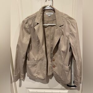 Ann Taylor khaki jacket/ blazer